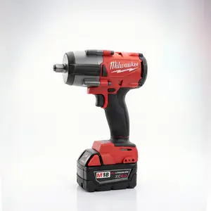 Milwaukee M18 FMTIWF12 1000Nm Impact Wrench Kit with Battery & Charger – 1/2 Anvil for M24 Bolts & Heavy Truck Repair Tool, high torque impact gun powerful brushless bit