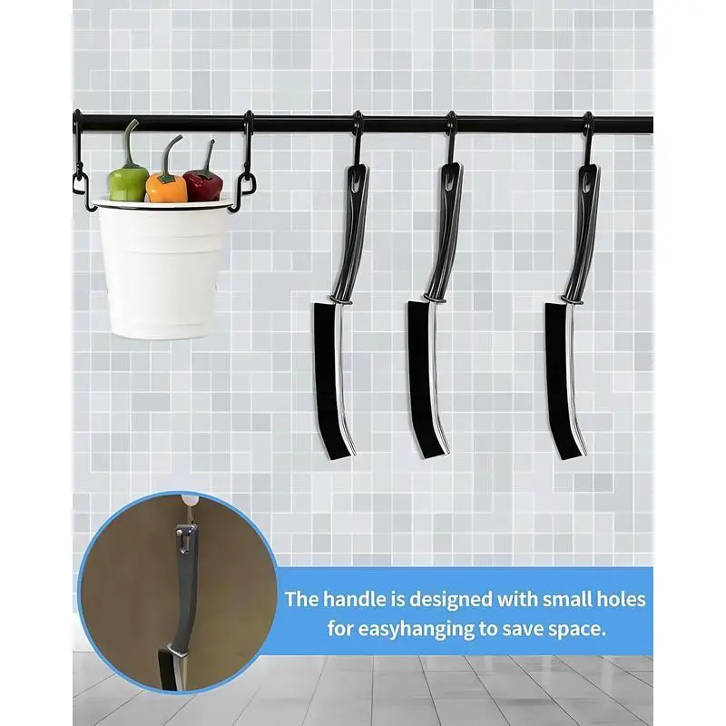 5-Pcs Durable Heavy-Duty Crevice Brush Set, Hard Bristle Gap Scrubber with Plastic Handle, Home Cleaning Tools for Window, Kitchen, Desk, Tile Grout & Bathroom Corners