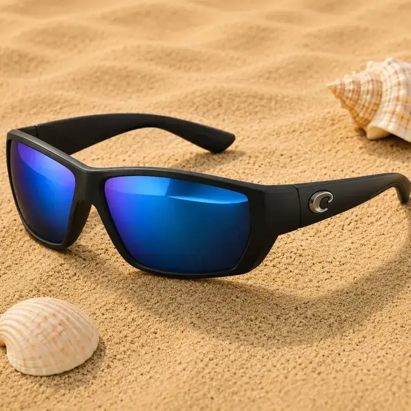 Costa Del Mar Diego Sunglasses 580P Polarized – UV Protection Outdoor Sports Glasses for Men Fishing Boating Travel KSQ