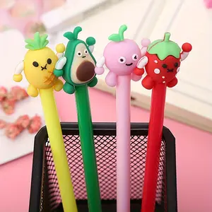Cute Fruit Design Gel Pen (4/8/12pcs), Creative Writing Pen, Writing Stationery for Office & School & Home, Office Signature Pen