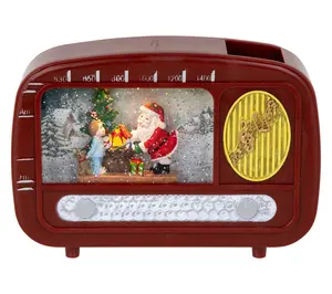 Northlight LED "Santa Sighting" Christmas Snow Globe 8.75"