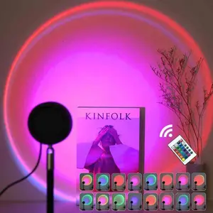 Fall Projector Light 180 Adjustable Mood, 4Modes,Remote Control RGB Ambient Night Light for Bedroom,Gaming Room, Live Streaming Photography & Parties  Home WallDecor Party Live Streaming