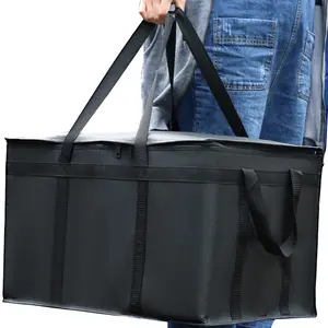 3-Pack Insulated Catering Bags for Food Delivery - 22x14x13 Cooler Bags Keep Food Warm - Perfect for Doordash, Catering, and Hot Food Transport - Durable Thermal Shopper Accessories musbus