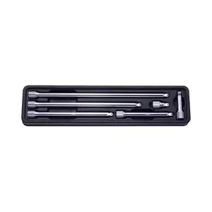 Koken PK2763/6 1/4 Sq. Dr. Wobble-Fix Extension Bar Set 28-250mm ABS Tray 6 pieces