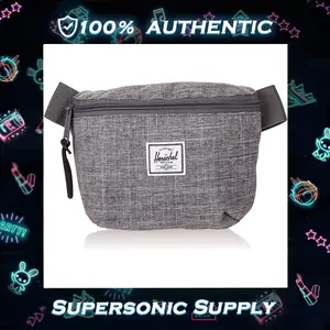 [Herschel] Fourteen 1.0L Waist Pack Unisex Crosshatch Travel/Daily Essentials - Midnight Raven