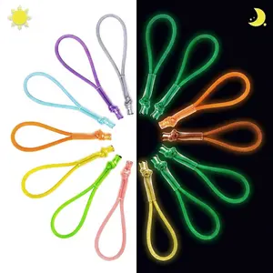 Reflective Tactical Cord Elite Zipper Pulls, Set of 8 different items Paracord Zipper Pull Replacement, Easy-to-Install Knot Design, High-Strength Braided Cord for Luggage, Jackets, Coats