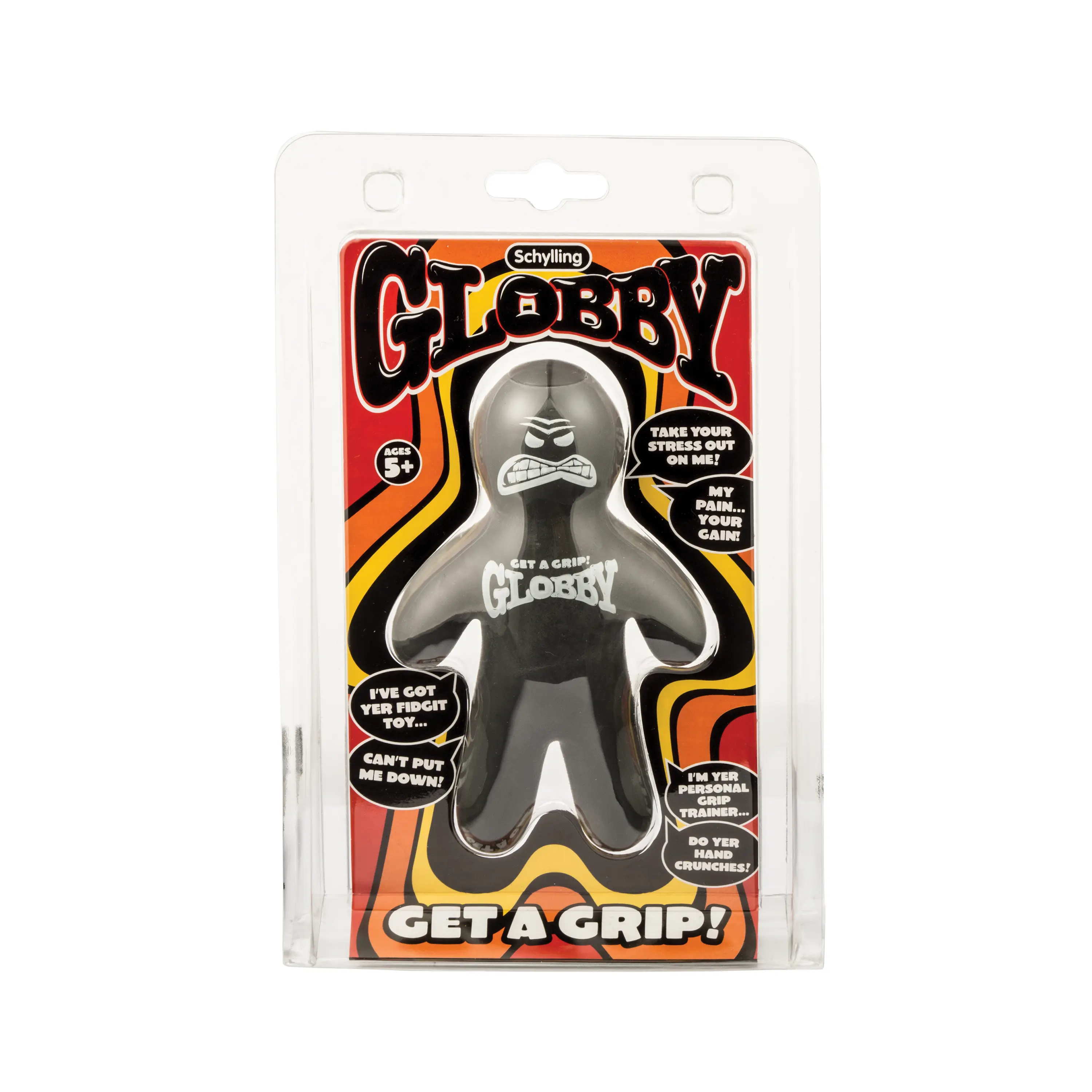 Schylling Globby Guy Squishy Stress Relief Toy Bundle – Get a Grip & Stretch, Fun Gift