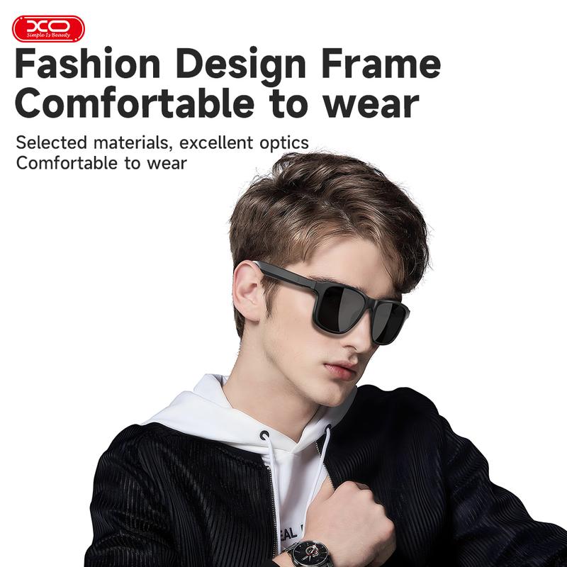 Smart Glasses, Bluetooth Sunglasses Audio Eyewear, Built-in Mic & Speakers, Athletic/Outdoor UV Protection Unisex, Summer,Waterproof, Smart Summer Gear