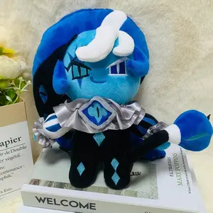 Stuffed 30cm Game Cookie Run: Kingdom Shadow Milk Cookie Set Plush Cotton Doll Toy COS Kids Adults Birthday Gifts