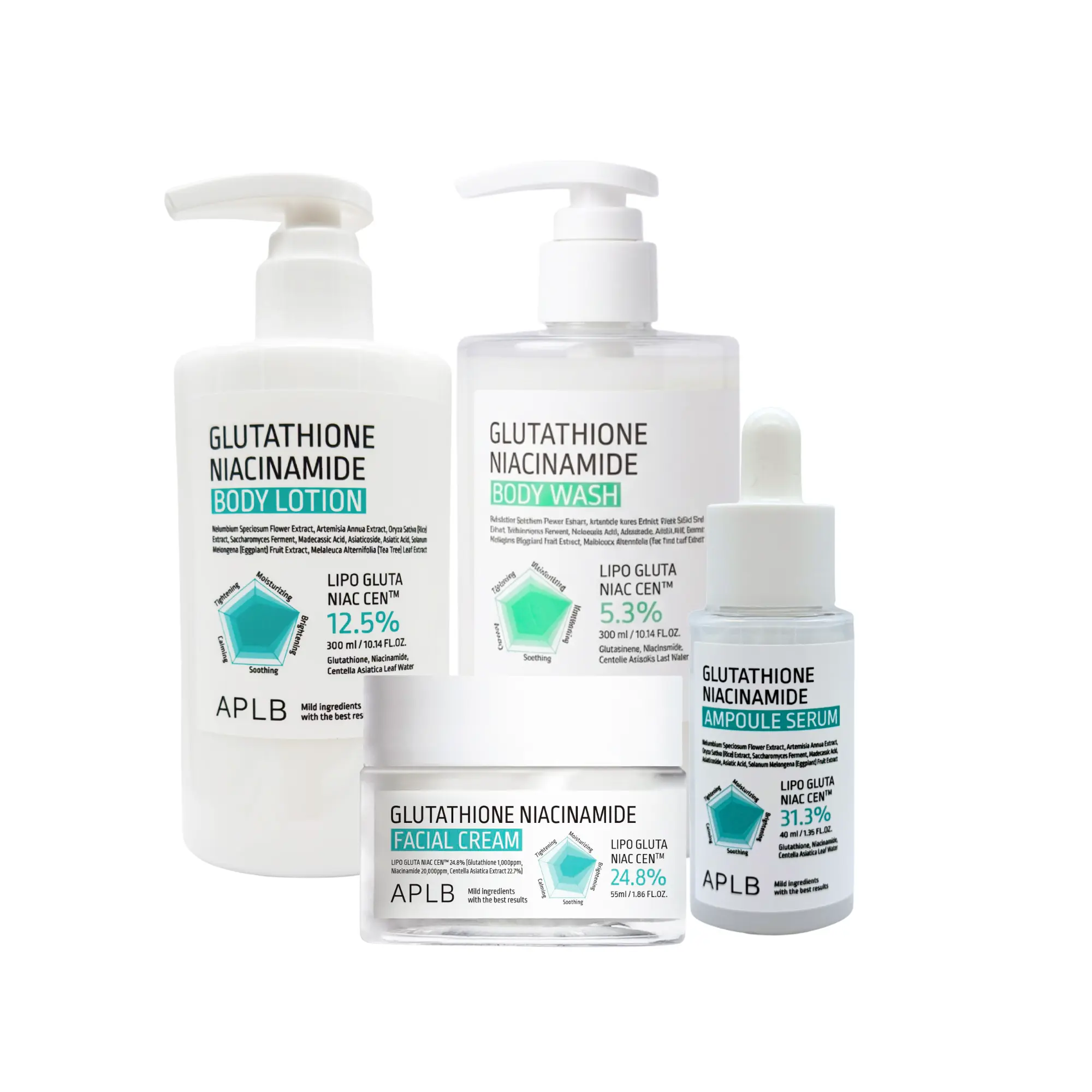 aplb glutathione niacinamide serum APLB Glutathione Niacinamide Ampoule Serum 40ml / 1.35 fl. oz