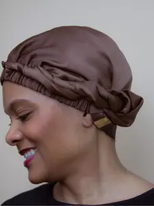 The Twist—premium satin turban