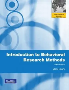 USED-Introduction to Behavioral Research Methods by Mark R. Leary (Paperback)