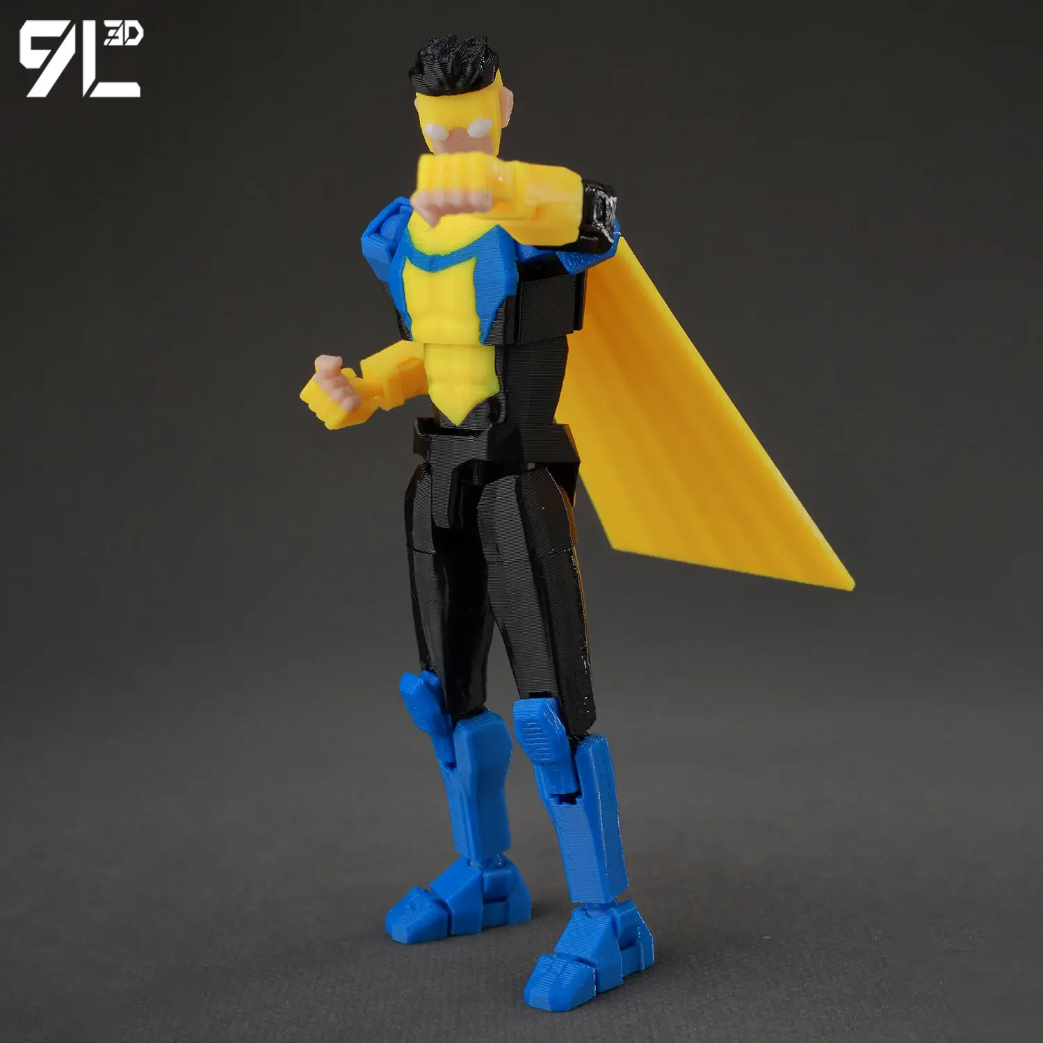9L3D Printed Invincible Boy Invincible Mark OmniMan Great War Titan13 T13 Dummy13 Multi-Jointed Movable Anime Action Figure Toys