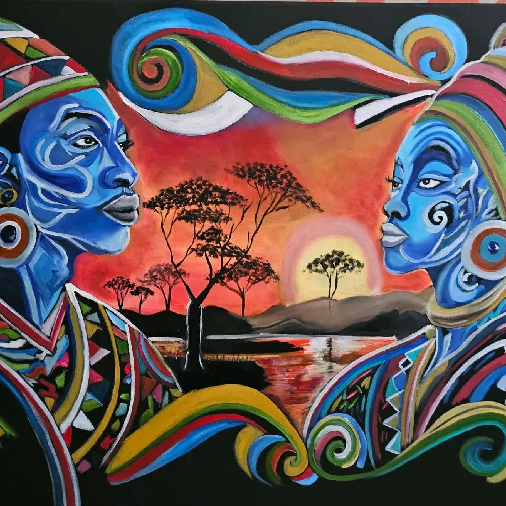 24x36 oil painting "Eternal Unity"