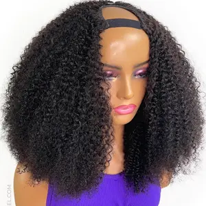 U-part wig Afro kinky curly wig