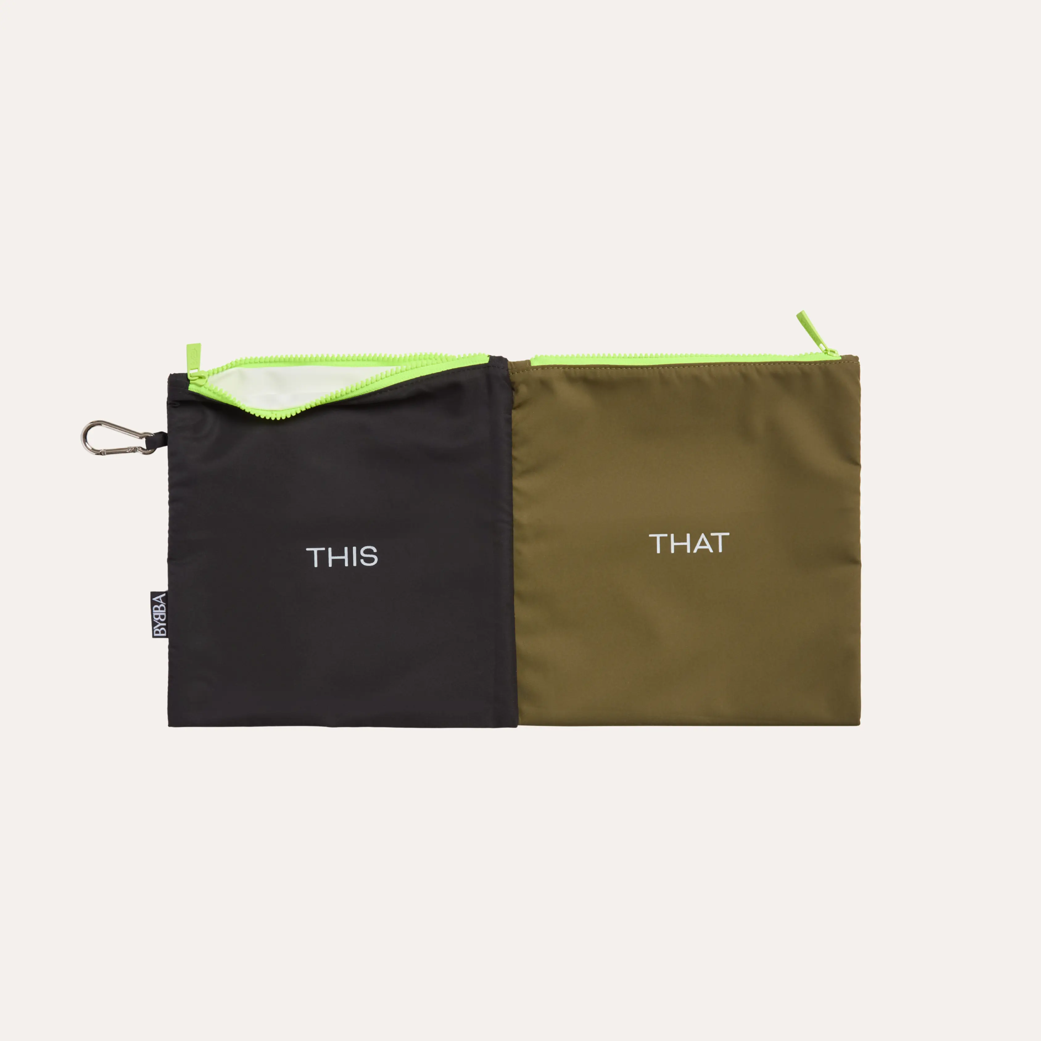 THE DOUBLE TAKE MAGNETIC ZIPPER POUCH / THIS-THAT