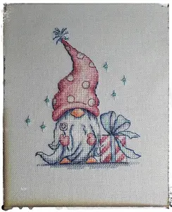 Dwarf with a Gift - PDF Cross Stitch Pattern