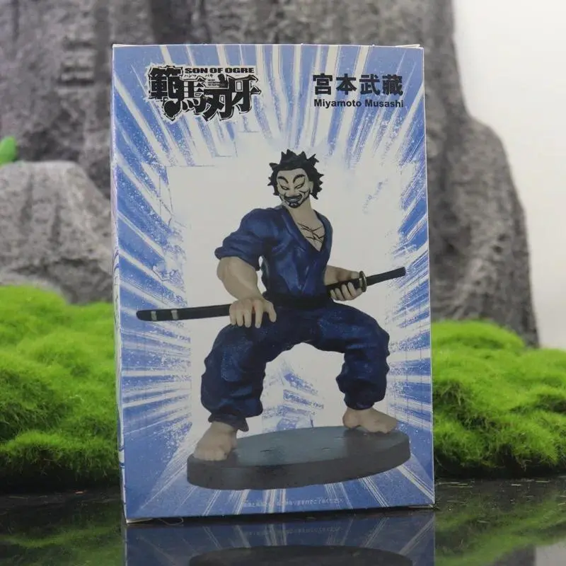 15cm Anime Hanma Baki Figure Miyamoto Musashi Collectible Dolls Action Figures Baki the Grappler Model Toys Kids Birthday Gifts