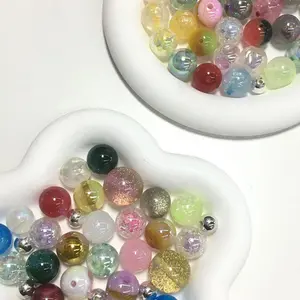 DIY Jewelry Making Kit, Starry Sky Glitter Beads Set, High Transparency Sparkle Accessories, Handmade Bracelet Creation Supplies