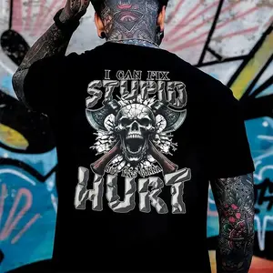 I Can Fix Stupid But It's Gonna Hurt T-Shirt & Hoodie, Top Menswear Cotton Tee Shirt, Unisex Fashion, Soft Fabric, ShortSleeve, Regular Fit, Casual Streetwear