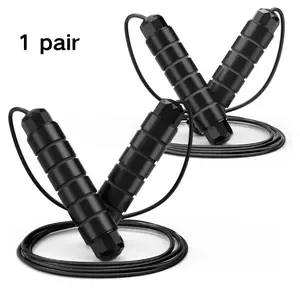 Adjustable Steel Jump Rope with Comfortable Handle, Fat-Burning Aerobic Training Rope, Ideal for Fitness Enthusiasts, Fitness Equipment
