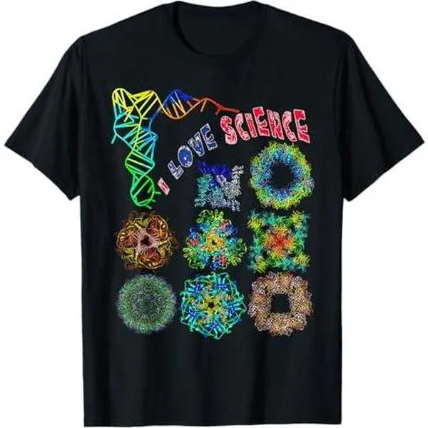 biophysics biology biochemistry I love Science T-Shirt