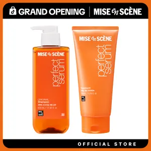Perfect Serum Original Daily Duo | Mise En Scène | Perfect for Damaged Hair, Glossy Shine | Shampoo (17.92 fl oz, 530ml) & Treatment (11.15 fl oz, 330ml)