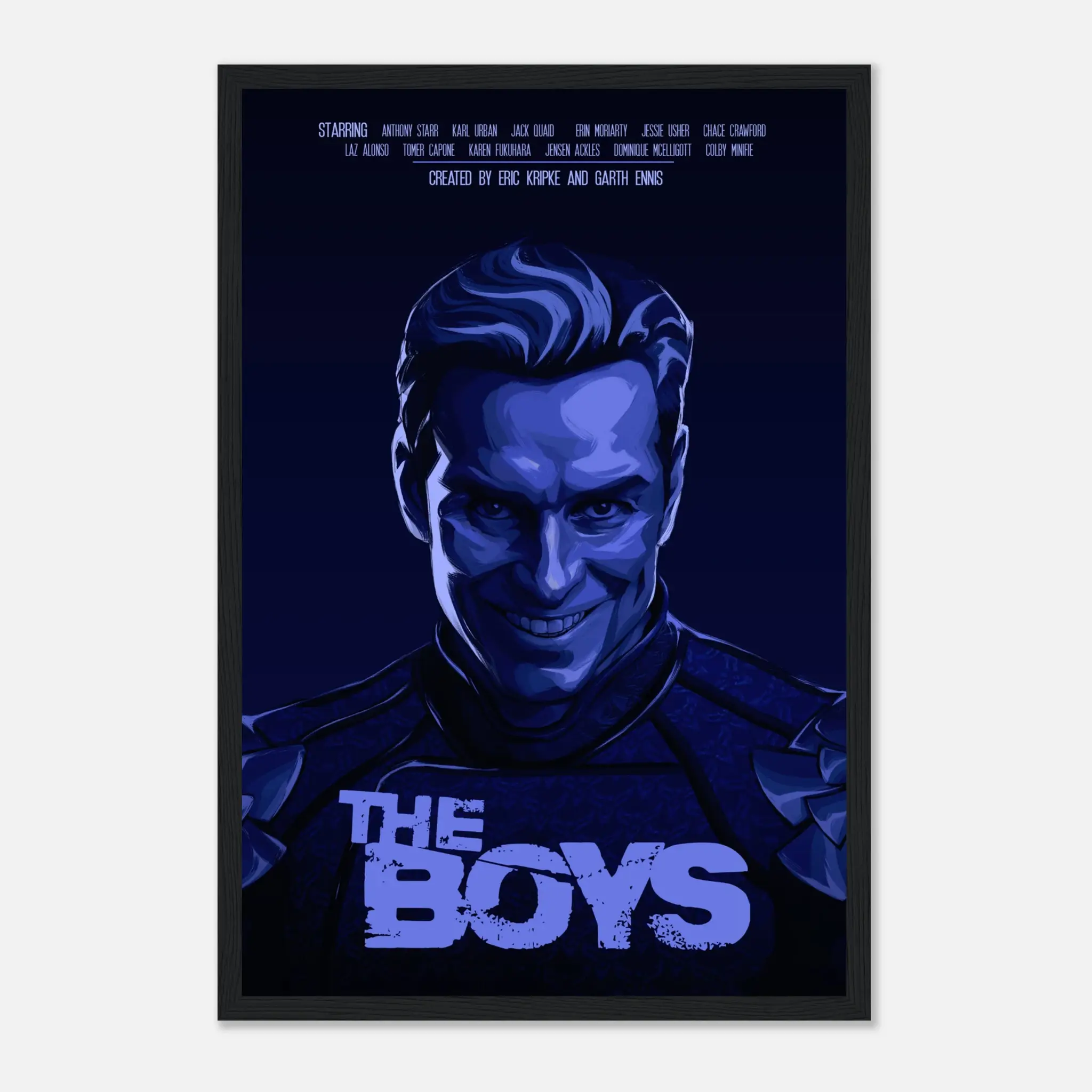 Framed Homelander Poster