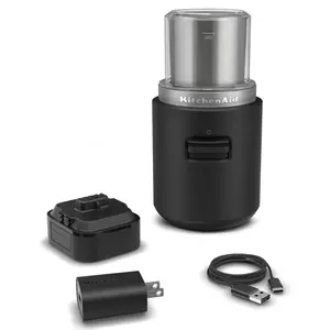 KitchenAid GO Cordless Blade Coffee Grinder | Black Matte