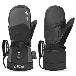 SAVIOR HEAT Winter Heated Glove for Men Women Rechargeable Battery Electric Warm for Riding Ski Snowboarding Hiking Cycling