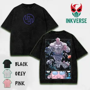 Invincible Conquest T-Shirt , Back and Front Print, Superhero Fans | Great Gift For Fans graphic tee Cotton Fabric lover streetwear