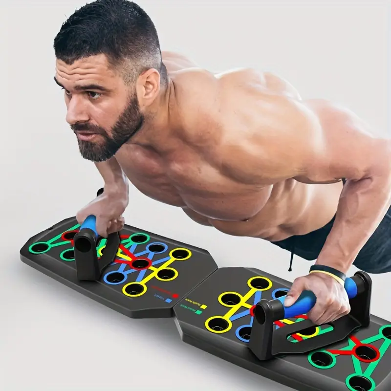 Push-Up Board, Men's Home Fitness Equipment, Detachable and Suitable for Users of All Body Types, Versatile Push-Up Board for Home Fitness, Home Worko