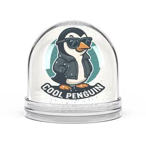 Cool Penguin Snow Globe — Cute Novelty Winter Decor & Gift