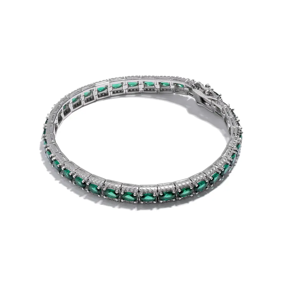 Emerald Diamond Bracelet