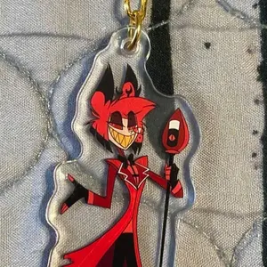 Hazbin Hotel Alastor (with microphone) Acrylic Keychain 3"