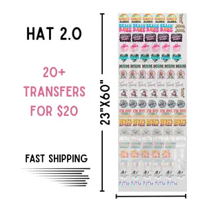 Hat/Pocket 2.0 | Dollar Deals DTF Transfer Gang Sheet For Graphic Tees