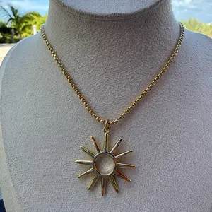 Sun Pendant Necklace
