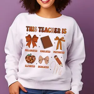 Teacher Black History Sweatshirt, Black History Month, Teach So They Can Dream Excel Believe, Black Teacher Tee
