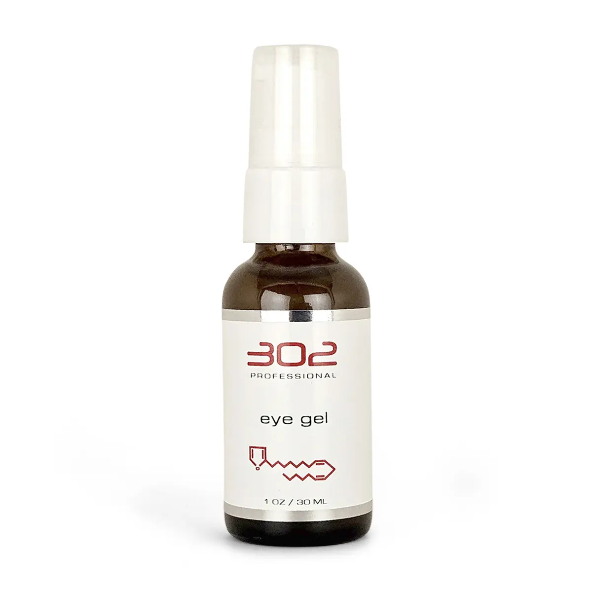 302 Professional Skincare Eye Gel, Organic Green Tea & Cucumber Formula, Mild Firming Eye Treatment for All Skin Types