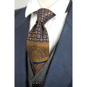 Multicolor Paisley Pattern Floral Stripes Checked Patchwork Mens Ties Necktie 100% Silk Vintage Brand Now Wholesale