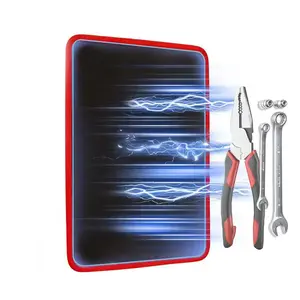 Magnetic Tool Mat & Holder, Flexible Scratchproof PVC Magnetic Tray with Non-Slip Grip, Garage Workshop Organizer for Auto Repair Mechanics & DIY Enthusiasts