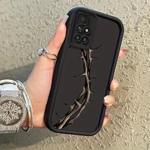 1 Piece 10 2022 Wood thorn Comfortable feel Design Lightweight Protection Made For Xiaomi Redmi 10 2022 Ideal For Casual