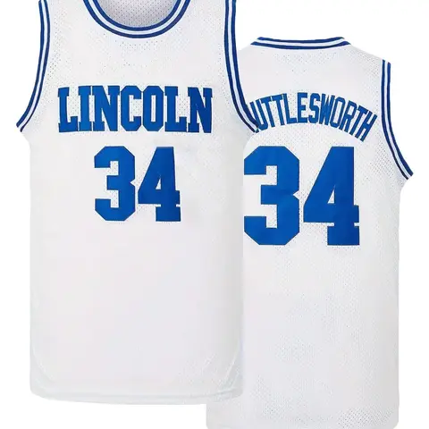 Men's Letter & Number Embroidery Basketball Jersey, Loose Sporty Breathable Sleeveless Basketball Top, Basketball Clothing for Men, Basketball Shirt, Sports Jersey, Sports Style Jersey, Sports Wear