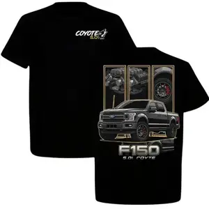 NewFord F150 5.0L Coyote V8 Truck T-shirt,  Pickup Truck Enthusiast, Gift for Car Lovers and Ford Owners, Perfect for Car Enthusiasts, Top Cotton Menswear, Gift For Truck Lover