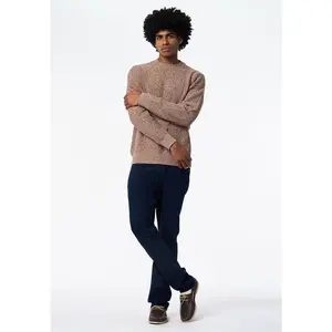 Waylon Men's Marled Sweater, Woodsmoke - BM24680