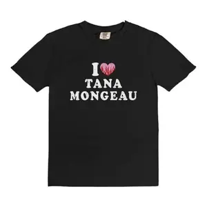 I Love Tana Mongeau Graphic T-Shirt Funny Fan Tee, Unisex Casual Short Sleeve Top