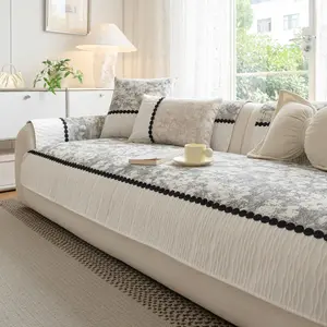 Luxury Anti-Dust Sofa Cover Set, Pet-Friendly Non-Slip Scratch-Resistant Fabric, Home Living Room Bedroom Office Dorm Hotel Use, Dustproof Sofa Cover, Washable Sofa Slipcover