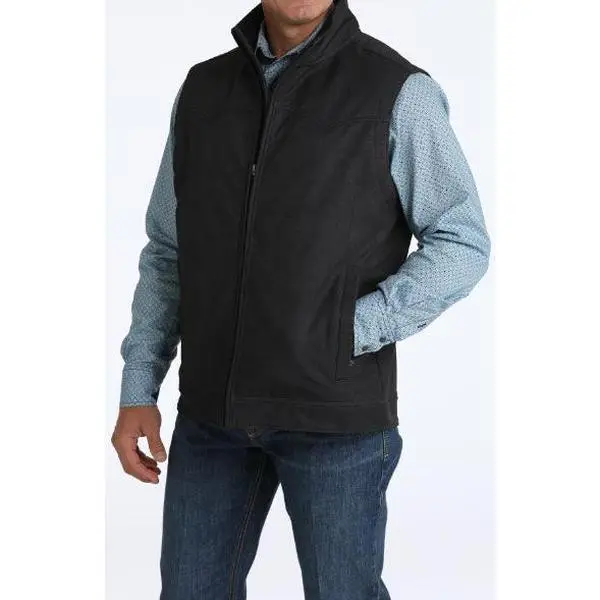 Cinch Men's Charcoal Bonded Concealed Carry Vest MWV1592003 MWV159203X