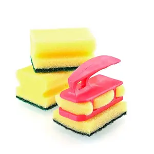 3 Pieces Sponge with Handle