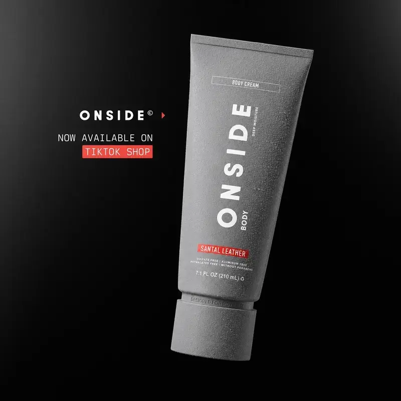ONSIDE Deep Moisture Body Cream | Hydrates, Smooths & Restores | Advanced Moisture Binding, Non-Greasy | Lightweight, Deeply Nourishing | Dermatologist Tested | Performance Skin Recovery ( 7 fl oz )